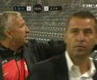 Momentul în care Dan Petrescu strigă spre arbitrul de rezervă // foto: captură @ Digi Sport