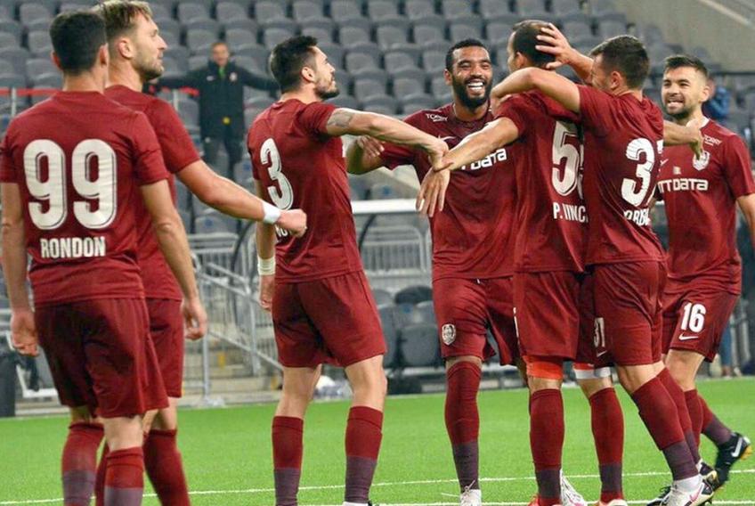 CFR Cluj a învins-o pe Djurgarden, scor 1-0 // foto: Facebook @ Fotbal Club CFR 1907 CLUJ-NAPOCA
