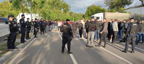 Au fost incidente la Timișoara între fanii lui ASU Poli și cei ai lui Dinamo / Foto: Jandarmeria Timiș