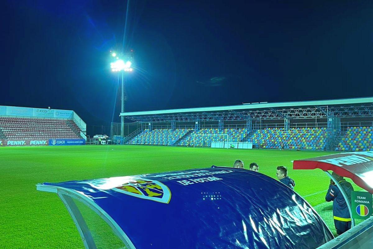 România U19 - Lituania U19, calificări Turul de Elită - 24 septembrie 2022 (meci + probleme cu instalația de nocturnă)