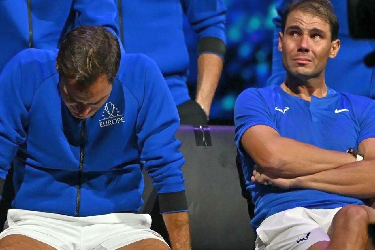 Roger Federer și Rafael Nadal au plâns cot la cot după ultimul meci din cariera elvețianului