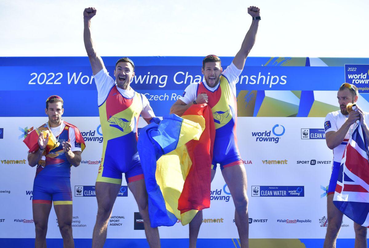 Fantastic: a doua medalie de AUR pentru România la CM de Canotaj! În frunte de la început până la final!