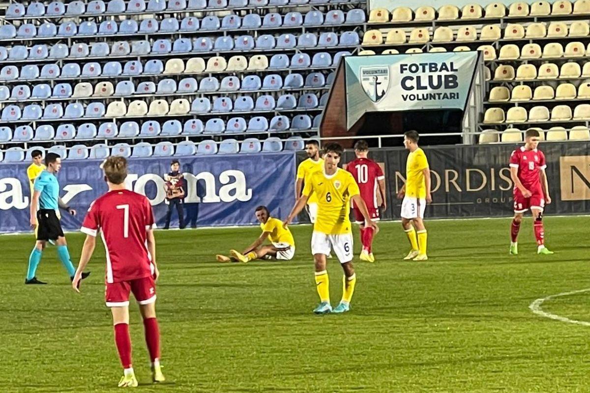România U19 - Lituania U19, calificări Turul de Elită - 24 septembrie 2022 (meci + probleme cu instalația de nocturnă)