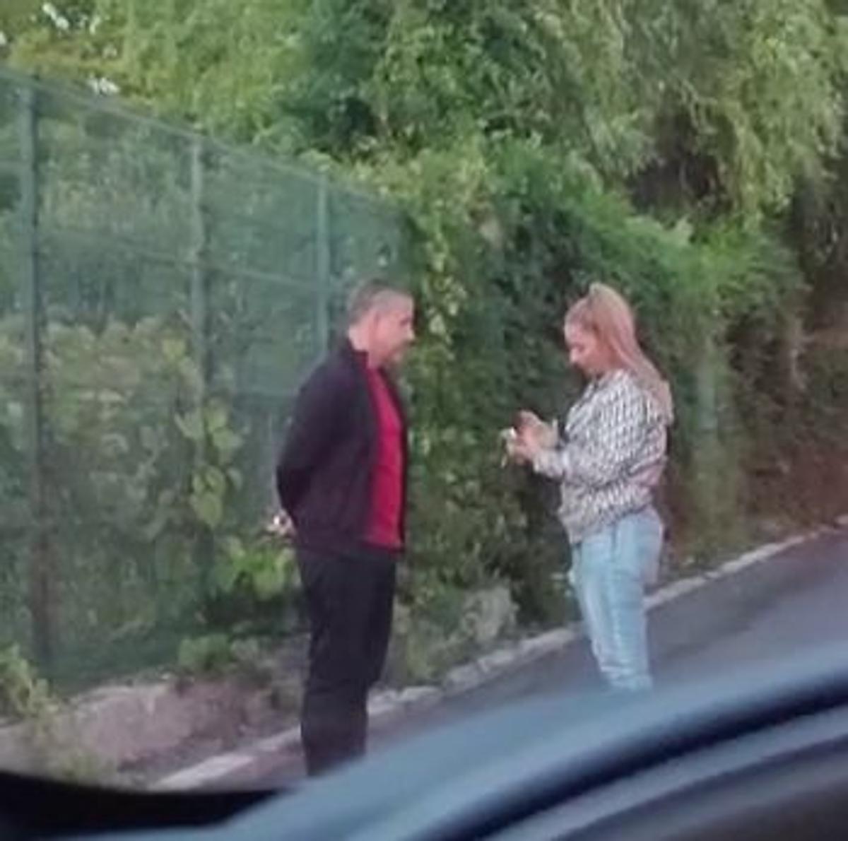 Noi imagini cu bătaia dintre Anamaria Prodan și Reghecampf