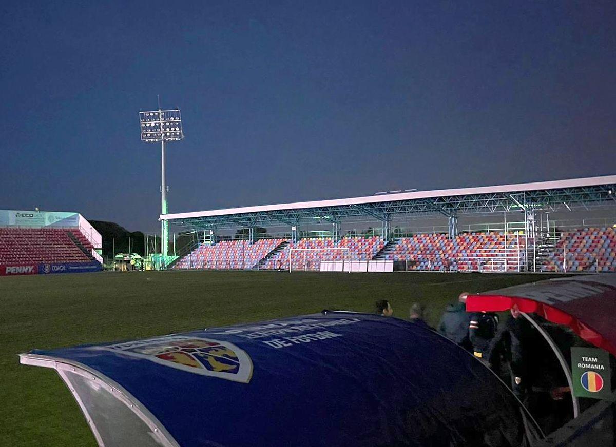 România U19 - Lituania U19, calificări Turul de Elită - 24 septembrie 2022 (meci + probleme cu instalația de nocturnă)