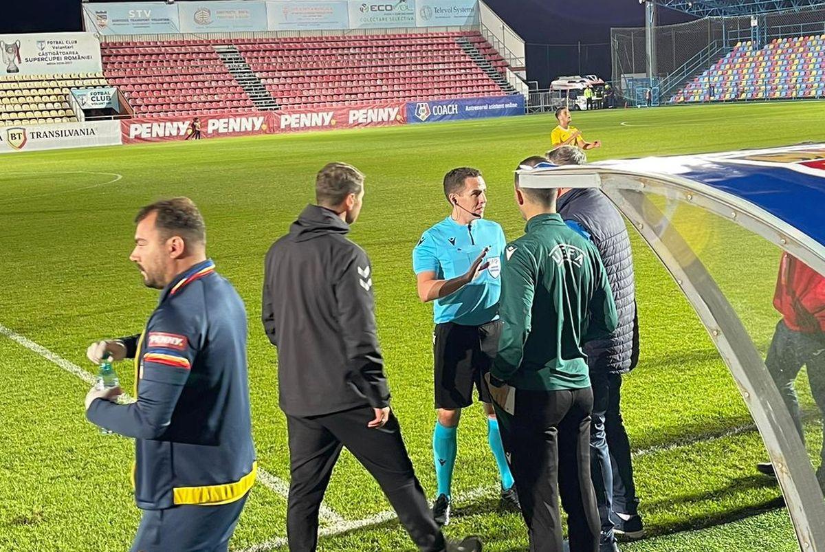România U19 - Lituania U19, calificări Turul de Elită - 24 septembrie 2022 (meci + probleme cu instalația de nocturnă)