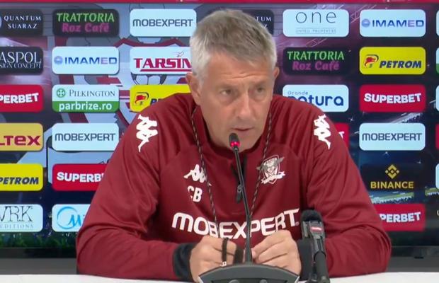 Cristiano Bergodi, în dubii înaintea ciocnirii cu CFR Cluj: „Nu știm la ce să ne așteptăm”