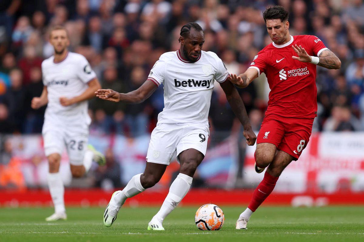 Liverpool - West Ham 3-1 » „Cormoranii” continuă parcursul bun din Premier League, dar rămân în spatele lui Manchester City