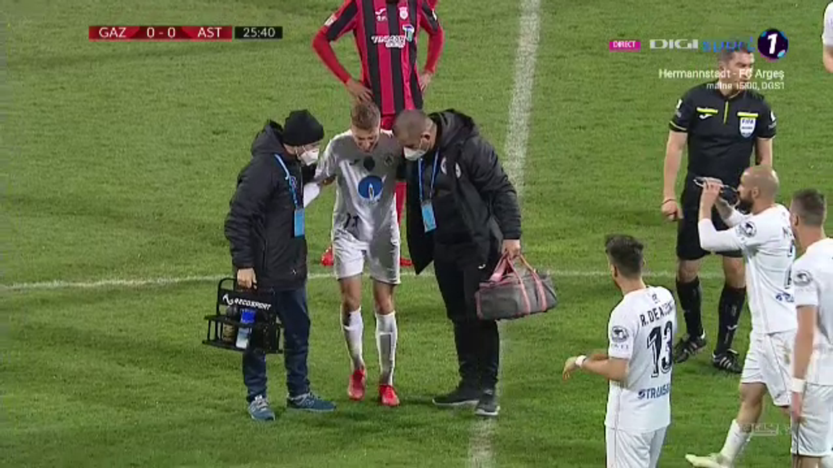 Dragoș Iancu, externat din spital » Prima reacție a fotbalistului de la Hermannstadt