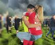 Alexandru Pop, 30 de ani, actualul atacant al celor de la Concordia Chiajna (Liga 2), s-a căsătorit cu Bianca.
