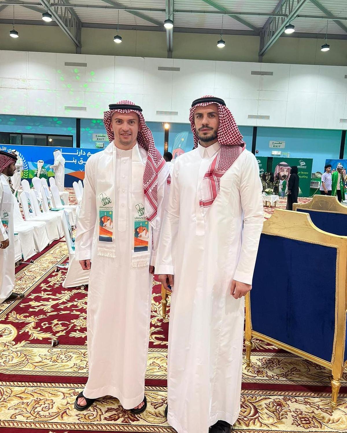 Florin Tănase și Andrei Burcă au sărbătorit ziua națională a Arabiei Saudite