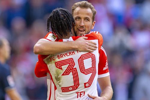 Harry Kane, celebrând unul din golurile sale // Foto: Imago