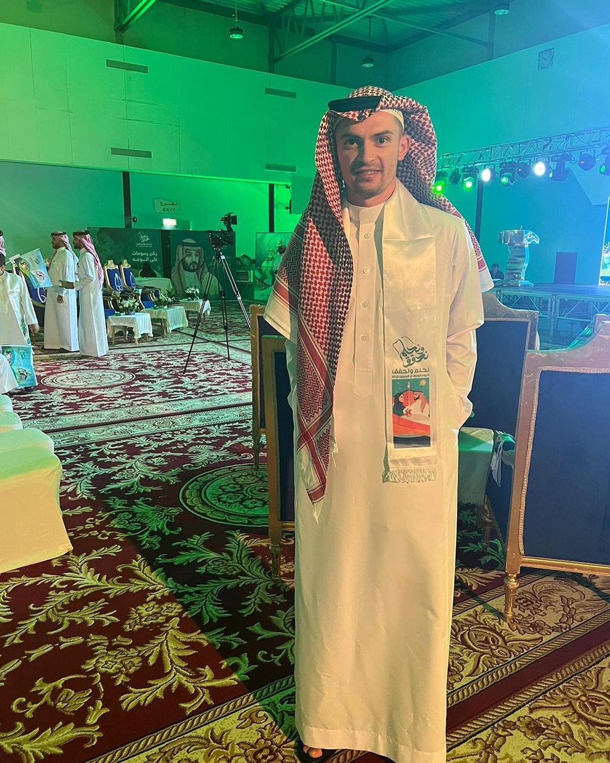 Florin Tănase și Andrei Burcă au sărbătorit ziua națională a Arabiei Saudite