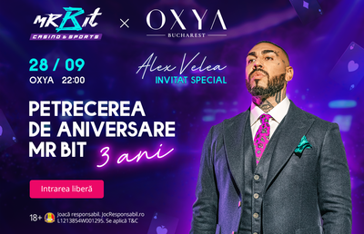 Alătură-te petrecerii Mr Bit la OXYA Club: O noapte de distracție, muzică și premii mari!