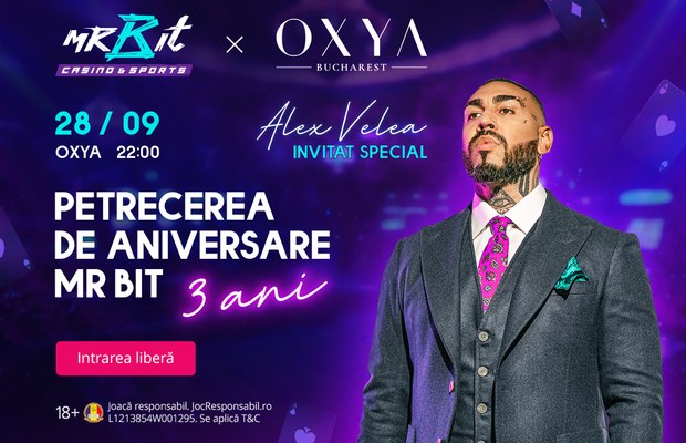 Alătură-te petrecerii Mr Bit la OXYA Club: O noapte de distracție, muzică și premii mari!