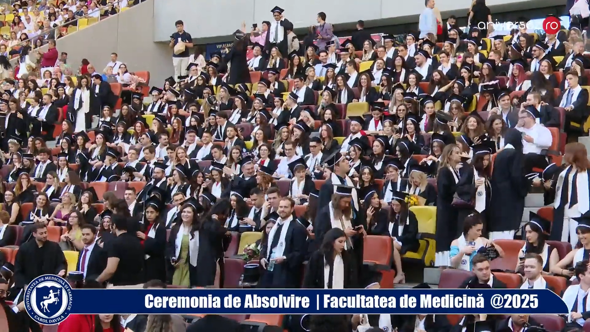 1.500 de viitori medici au sărbătorit pe Arena Națională