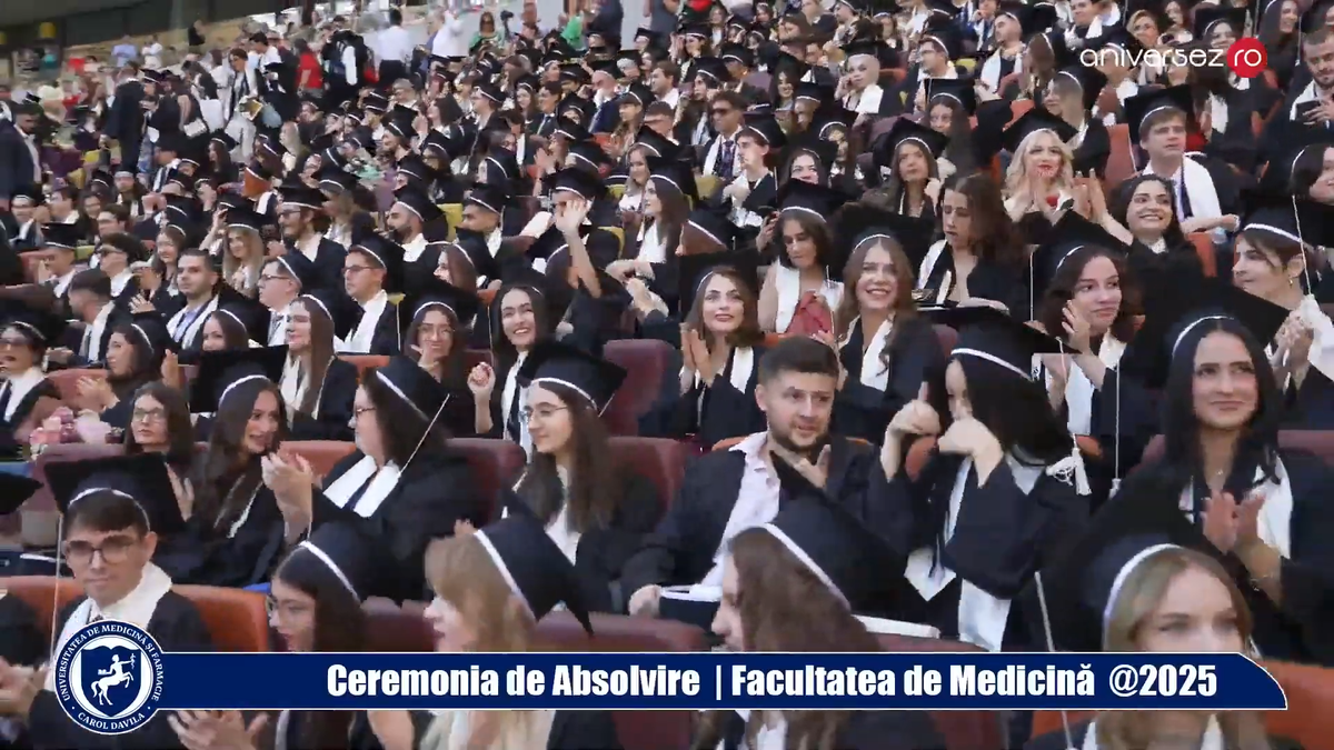1.500 de viitori medici au sărbătorit pe Arena Națională