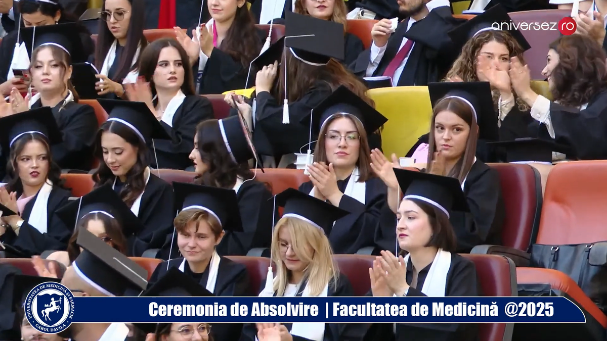 1.500 de viitori medici au sărbătorit pe Arena Națională