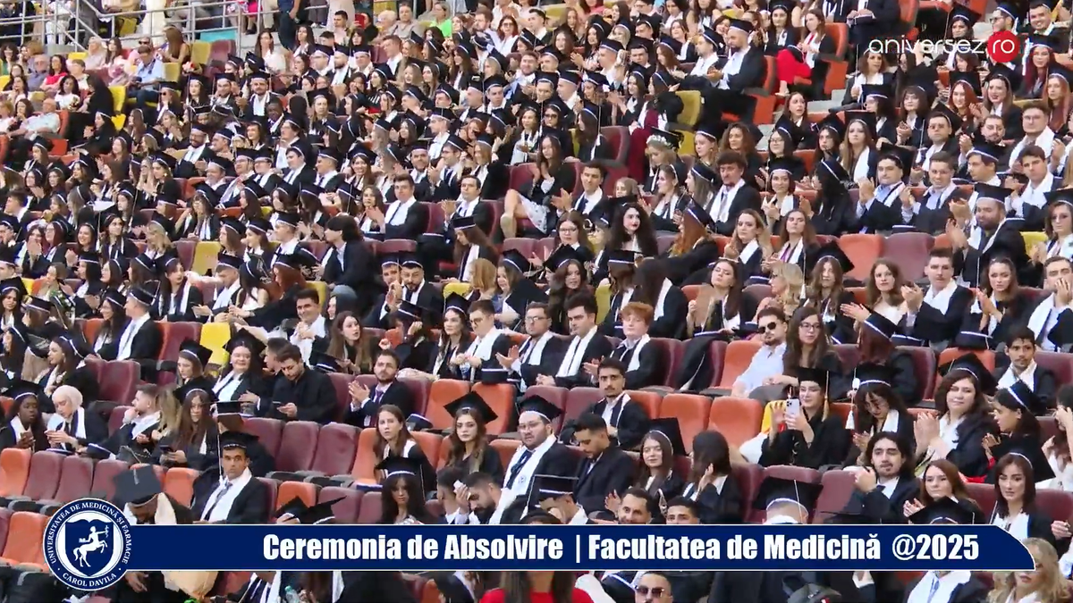 1.500 de viitori medici au sărbătorit pe Arena Națională