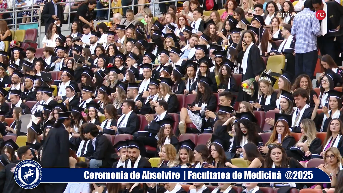 1.500 de viitori medici au sărbătorit pe Arena Națională
