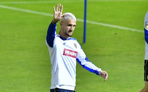 Daniel Bîrligea, în cantonamentul echipei naționale pregătind meciurile din Nations League
