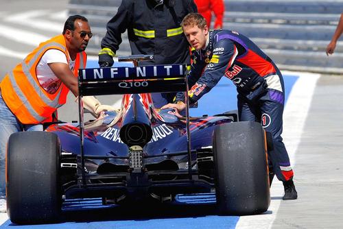 Sebastian Vettel, campion în Formula 1, în 2013/ Foto: Imago