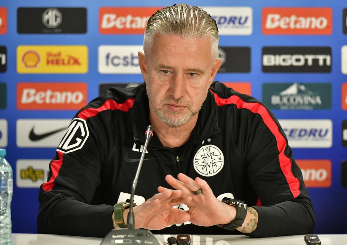 Prezentarea lui Laurențiu Reghecampf la FCSB/ Foto: Cristi Preda (GSP)