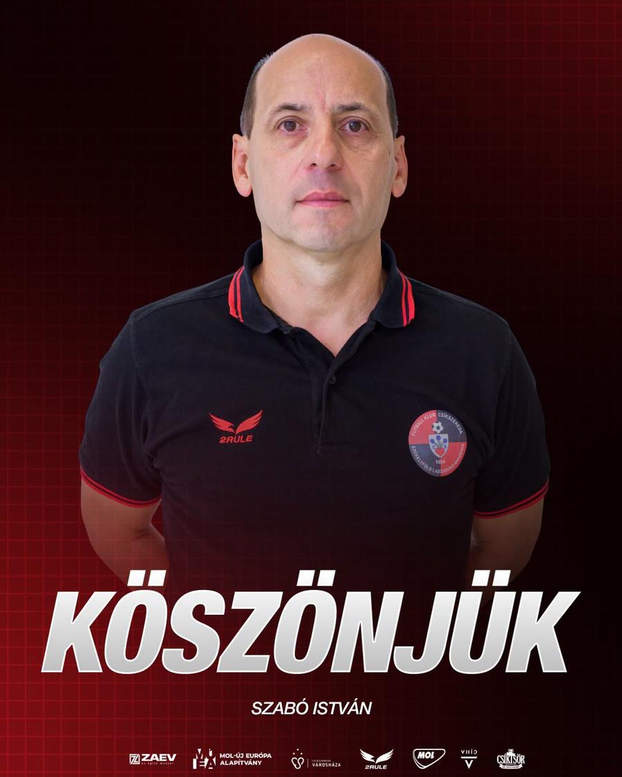 Istvan Szabo, demis de Csikszereda după începutul slab de sezon A doua demitere oficializată în Superliga în 24 de ore: „Mulțumim, succes!”