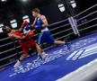 Radoslav Rosenov (roșu) - Andrei Gavae (albastru), optimile de finală ale categoriei 60 kg, Campionatele Europene de Box - Sofia 2026. Foto: Sportal.bg