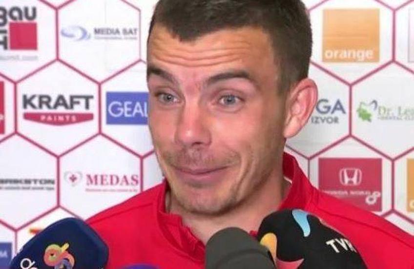 CS Universitatea Craiova - Academica Clinceni 0-1. La finalul partidei de pe „Ion Oblemenco”, Dan Nistor (32 de ani, mijlocaș central) a oferit un moment haios.
