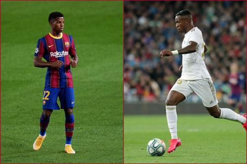 Barcelona - Real Madrid. Ansu Fati și Vinicius Jr. vor să strălucească în El Clascio