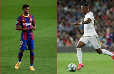 Barcelona - Real Madrid. Toți ochii pe urmașii lui Cristiano Ronaldo și Leo Messi » Ansu Fati și Vinicius Jr., confruntare în El Clasico