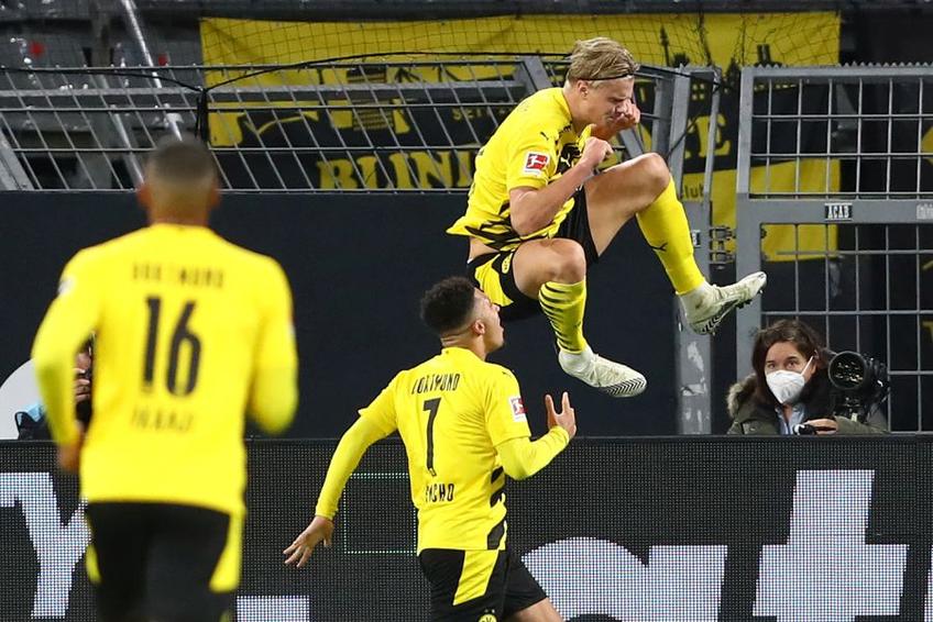 Haaland &co. și-au executat rivala în „Revierderby”. foto: Guliver/Getty Images