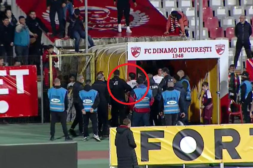 Cristi Săpunaru, în conflict cu fanii lui Dinamo / Captură Digi Sport