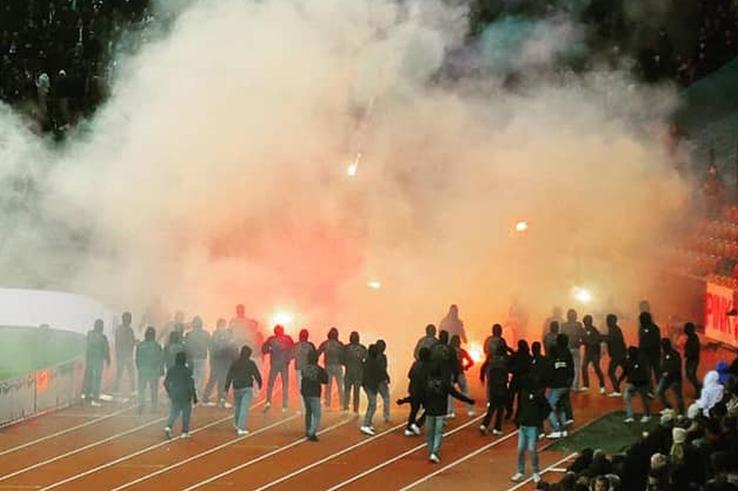 Grasshoppers - FC Zurich și măcelul din peluze / Sursă foto: Facebook Ultras World