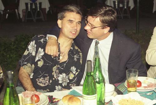 Mircea Sandu, la un șpriț cu Puiu Iordănescu / foto: Arhivă GSP
