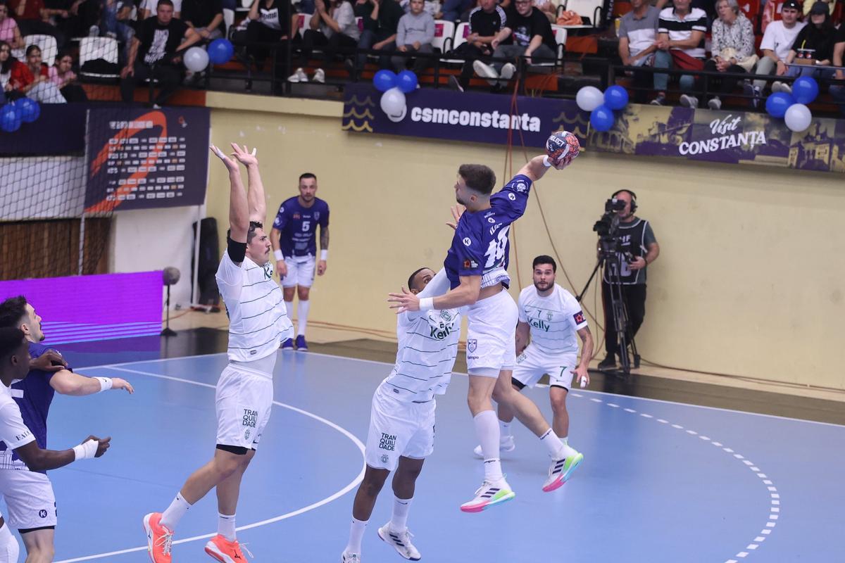CSM Constanța, victorie mare cu Sporting în EHF European League