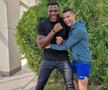 Francis Ngannou și Cristiano Ronaldo, la Riad. 
Foto: Instagram @francisngannou