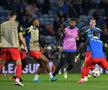 Ngezana, Edjouma, Miculescu, înainte de Rangers - FCSB/ foto Cristi Preda (GSP)