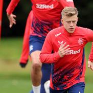 Antrenament lui Rangers înaintea partidei cu FCSB din Europa League. Foto: Rangers FC