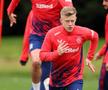 Antrenament lui Rangers înaintea partidei cu FCSB din Europa League. Foto: Rangers FC