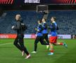 Vlad Chiriches, Daniel Popa, Vali Cretu și Pantiru, înainte de Rangers - FCSB/ foto Cristi Preda (GSP)