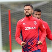 Antrenament lui Rangers înaintea partidei cu FCSB din Europa League. Foto: Rangers FC
