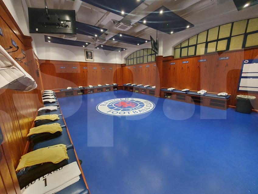 Vestiarul lui Rangers de pe ”Ibrox Park”