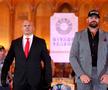 Moment genial în conferința lui Usyk și Fury: a venit deghizat în „Agentul 47” și a avut o surpriză în servietă