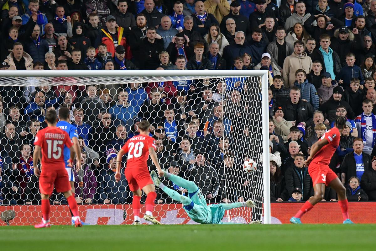 RANGERS - FCSB, imagini din meci