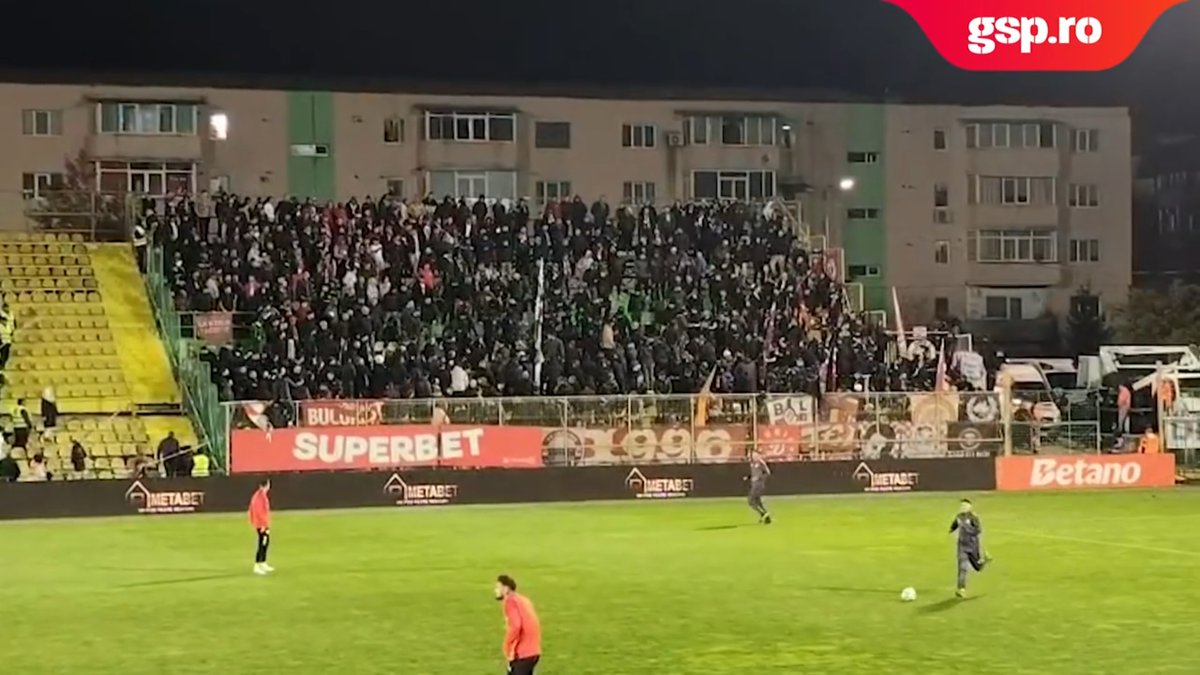 Conflict în galeria lui Dinamo la meciul cu FC Argeș