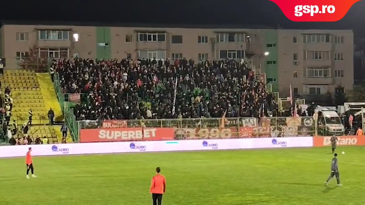 Conflict în galeria lui Dinamo la meciul cu FC Argeș