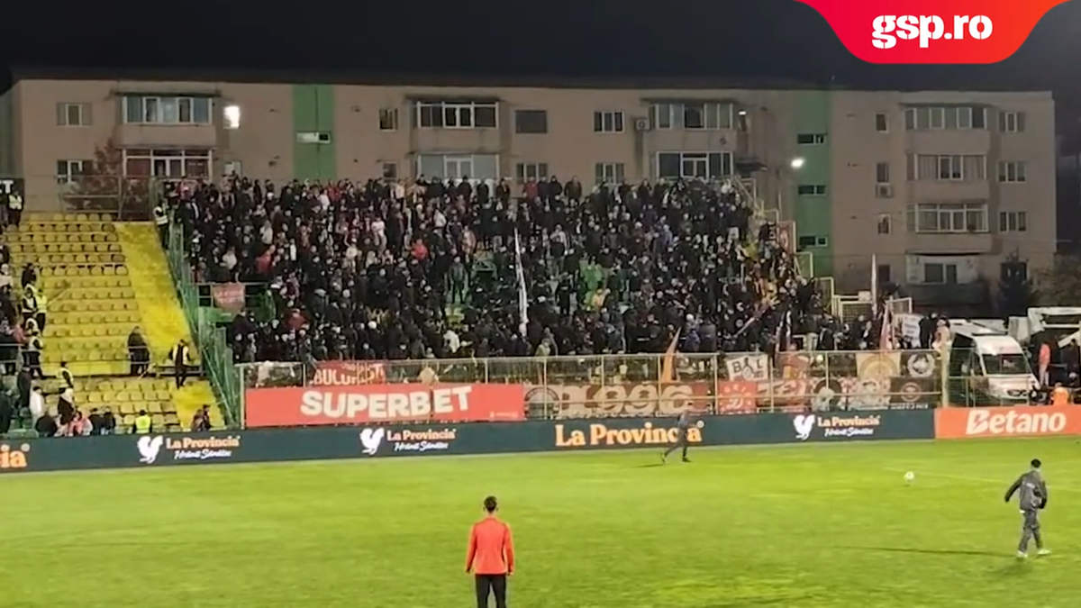 Conflict în galeria lui Dinamo la meciul cu FC Argeș