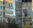 Eroii sportului românesc prind viață pe ziduri: Nicolae Stanciu, Radu Drăgușin și Nadia Comăneci, în picturi murale spectaculoase